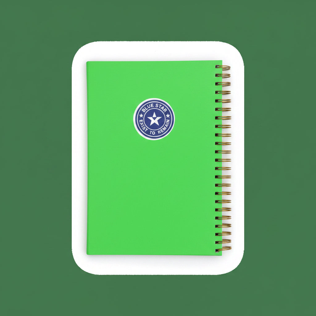 BLUE STAR Exist to Remain NoteBook / دفتر بلو ستار «إكزِست تو رِمين»