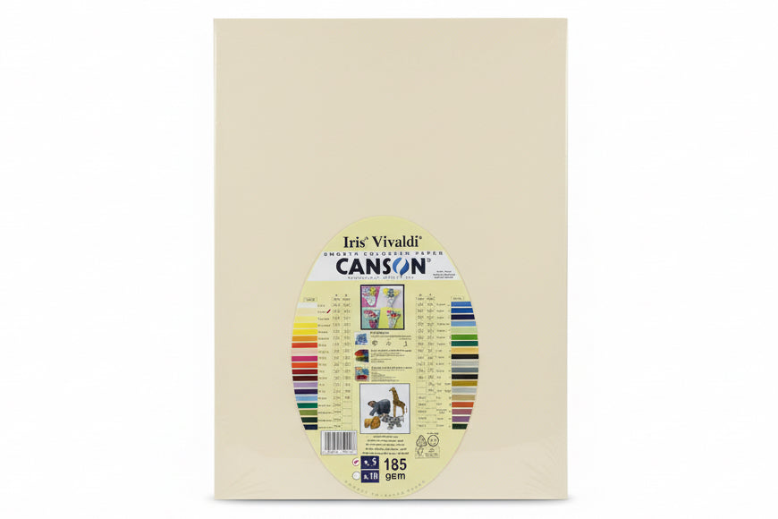 Vivaldi Canson Paper A3 185 gsm 5x / ورق كانسون فيفالدي 185 جم/م² ×5 A3