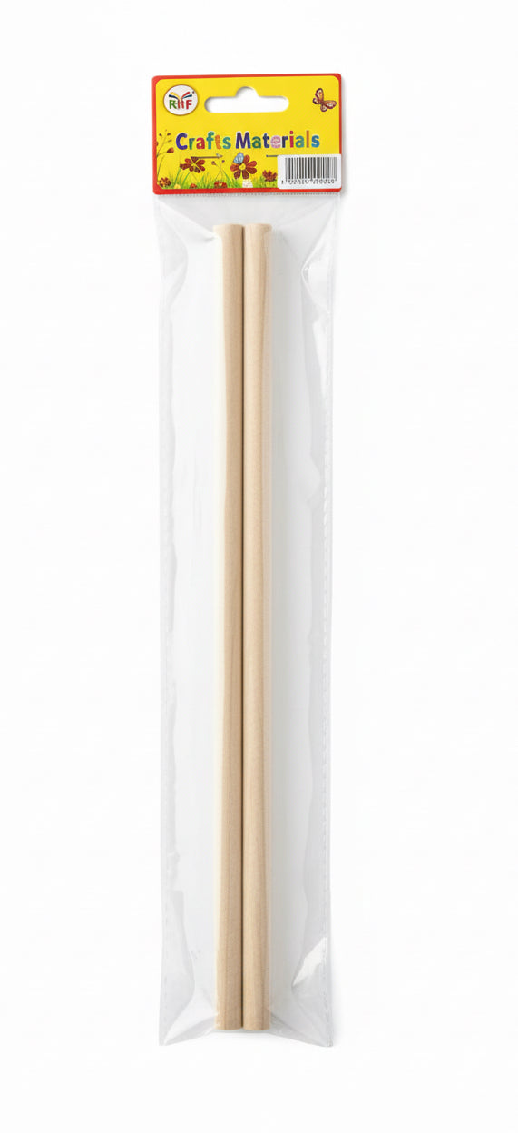 Wooden Round Sticks / عيدان خشبية دائرية