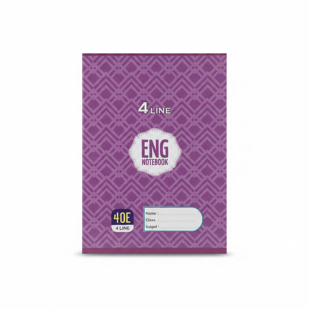 Design Notebook 40 Sheets – English / دفتر تصميم 40 إنجليزي