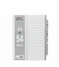 Excel A4 54 Index / إكسل A4  – فهرس من 54 فاصل
