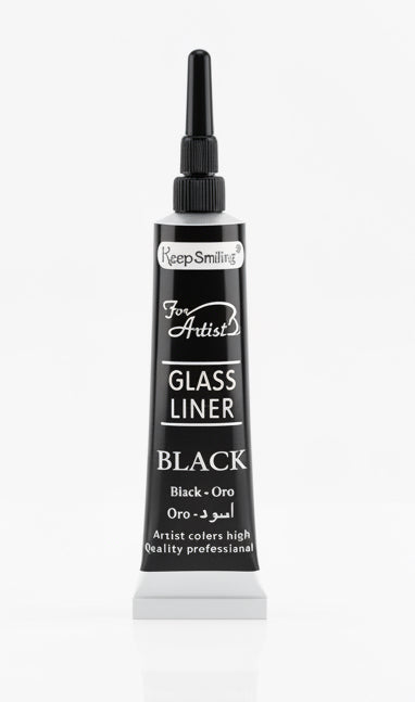 Keep smiling GLASS LINER BLACK / استمر في الابتسام – محدد زجاجي أسود