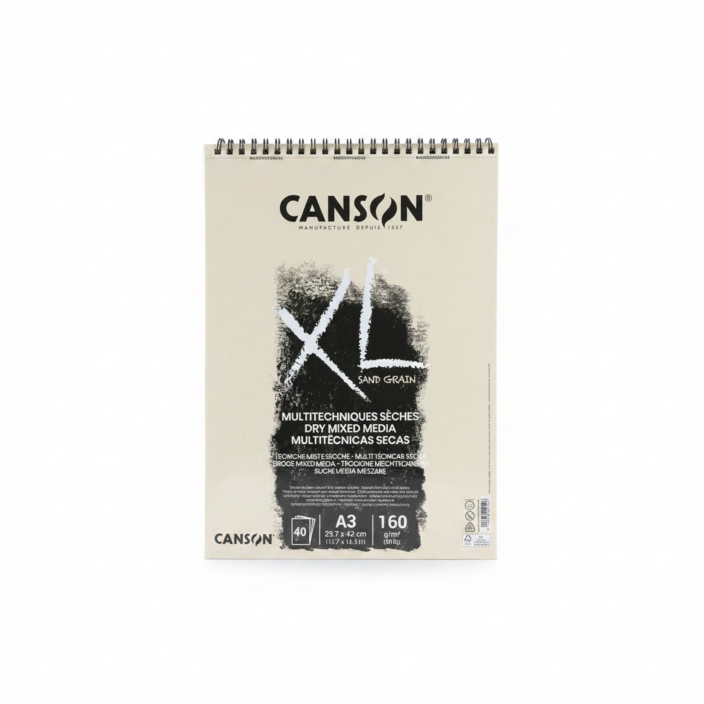 Canson XL MULTITECHNIQUES 160 gm² 40 sheets / كانسون XL متعدّد التقنيات 160 جم/م²