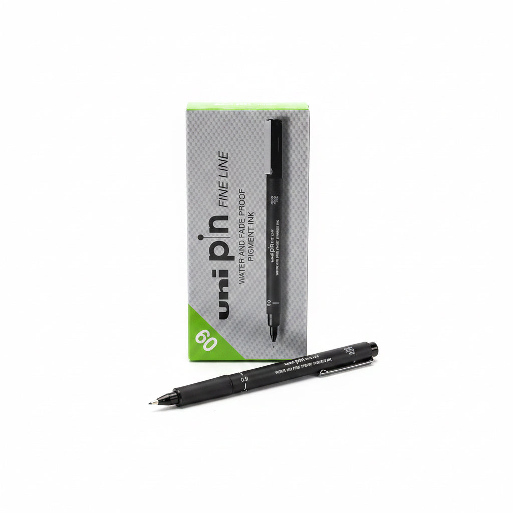 uni pin FINE LINE 0.9 x10 Black / يوني بين خط دقيق 0.9 ×10 أسود