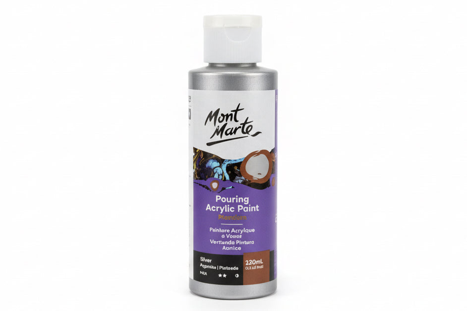 Mont marte Pouring Acrylic Paint - 120 ml / ألوان أكريليك للصب مونت مارت