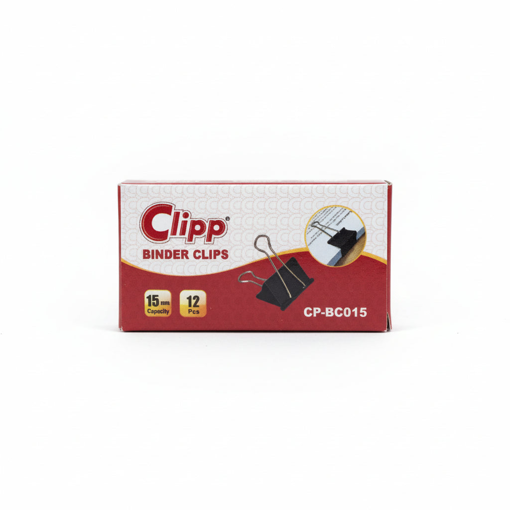 Clipp Binder Clips 15mm / مشابك ورق كليب