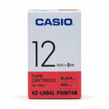 CASIO 12mmx8m TAPE CARTRIDGE Red / خرطوشة شريط كاسيو 12مم×8م أحمر
