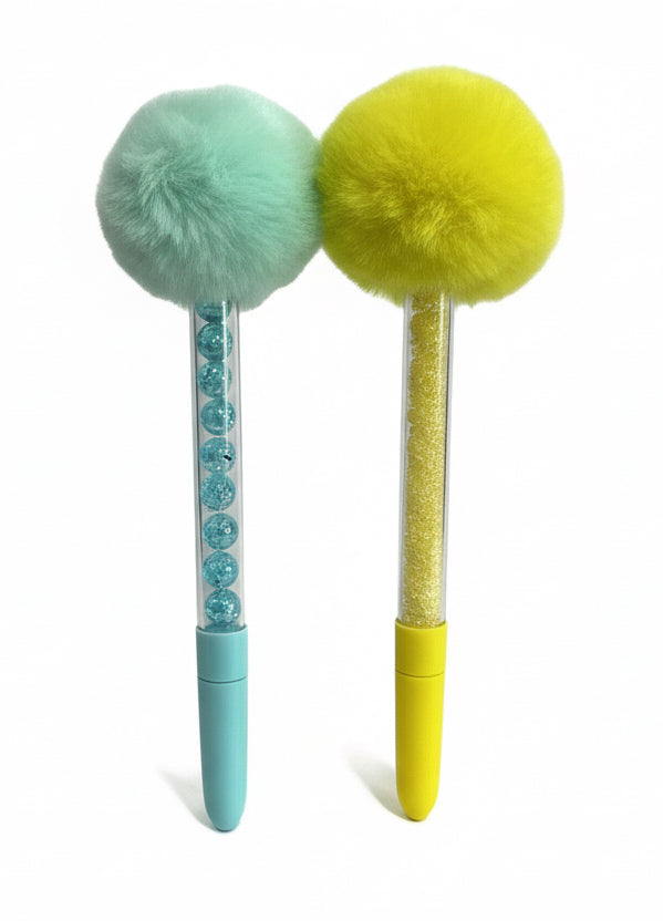 Pom-Pom Ballpoint pen / قلم حبر جاف بكرة بوم بوم