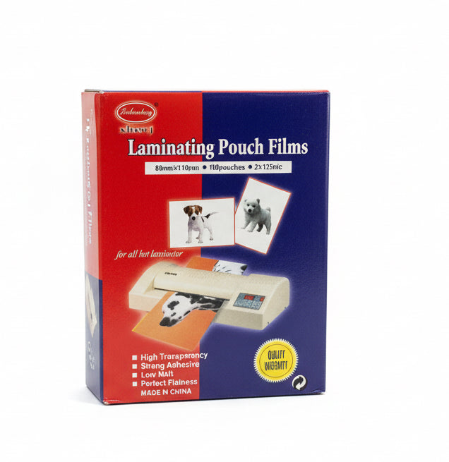 Xinhuasheng Laminating Pouch film - 100 Pouches / فيلم أكياس تغليف شنهواشِنج