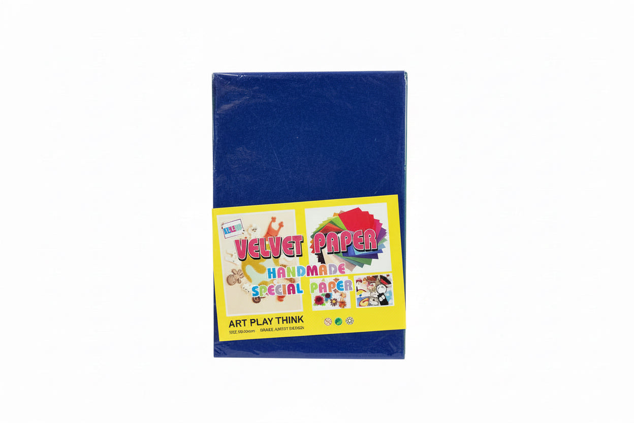 Velvet Paper A4 10 Pcs / ورق مخملي