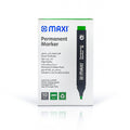 MAXI Permanent Marker 10 Pcs Green / ماكسي قلم ماركر دائم ×10 أخضر