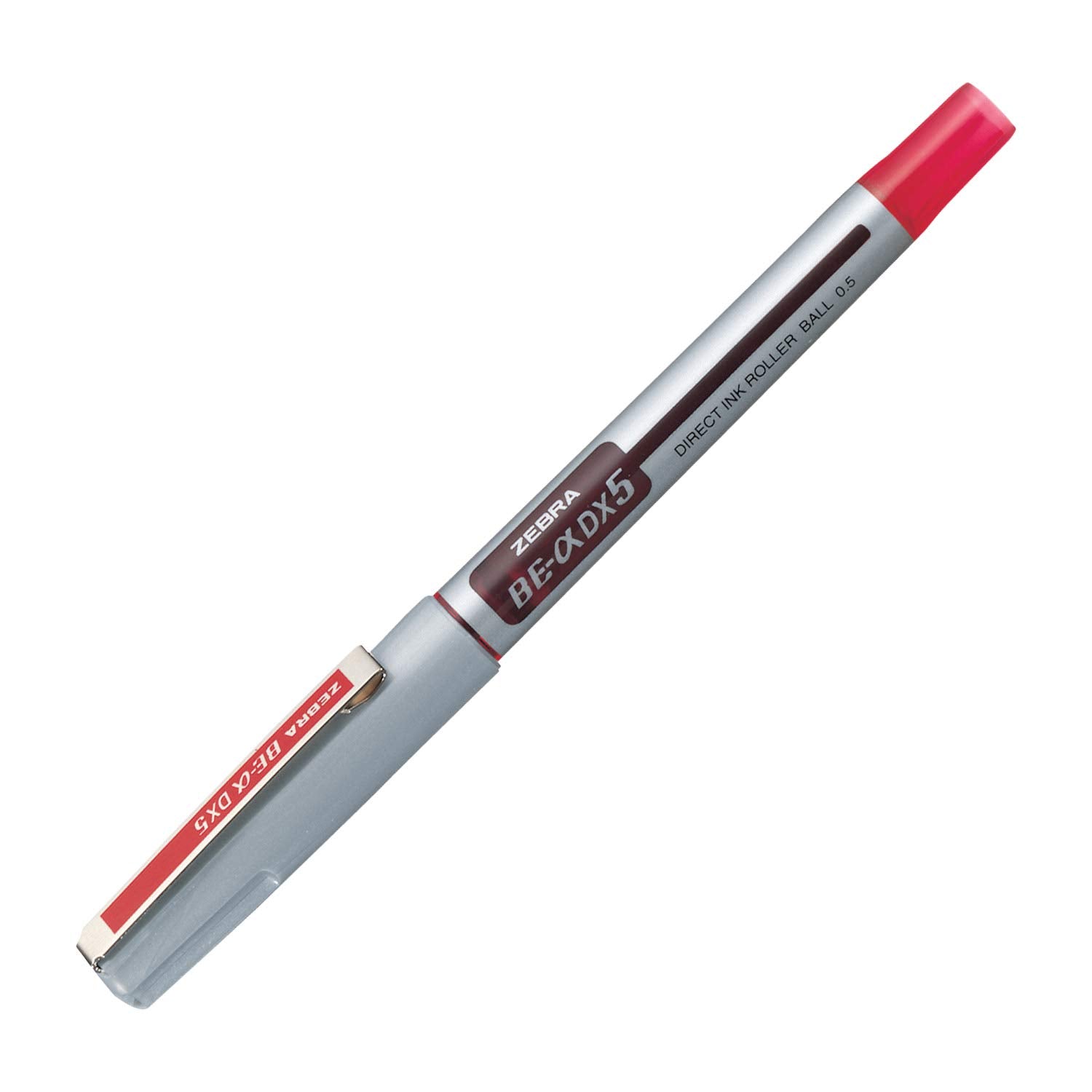 Zebra BE-a DX5 Red Rollerball Pen / قلم زيبرا BE-a DX5 رولربول أحمر