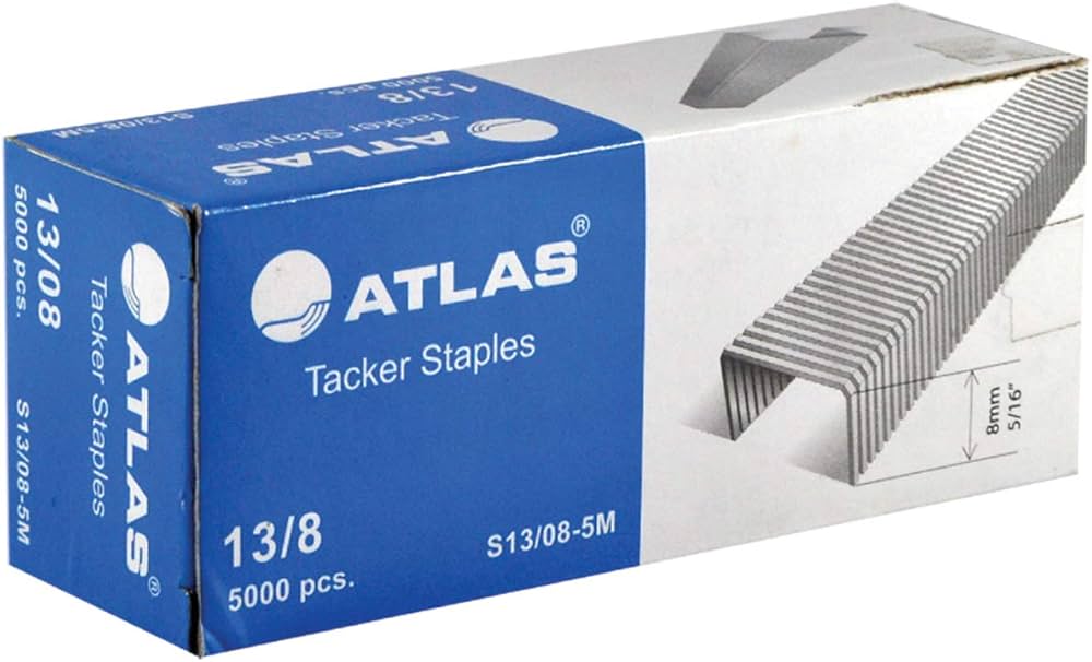 Atlas Heavy duty tacker staples / دبابيس مسدس تدبيس أطلس شديدة التحمل