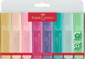 FABER CASTELL 8 PCS Textliner 46 Pastel / فابر كاستل – طقم أقلام تحديد نصية 46 باستيل (8 قطع)