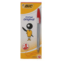 BiC Cristal original medium point x10 Red / بيك كريستال رأس متوسط ×10 احمر