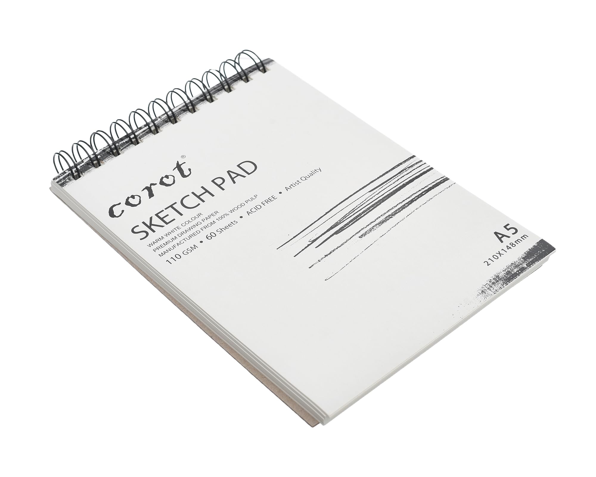 corot Sketch Pad A5 60 Sheets / كراسة رسم كوروت A5 – ٦٠ ورقة