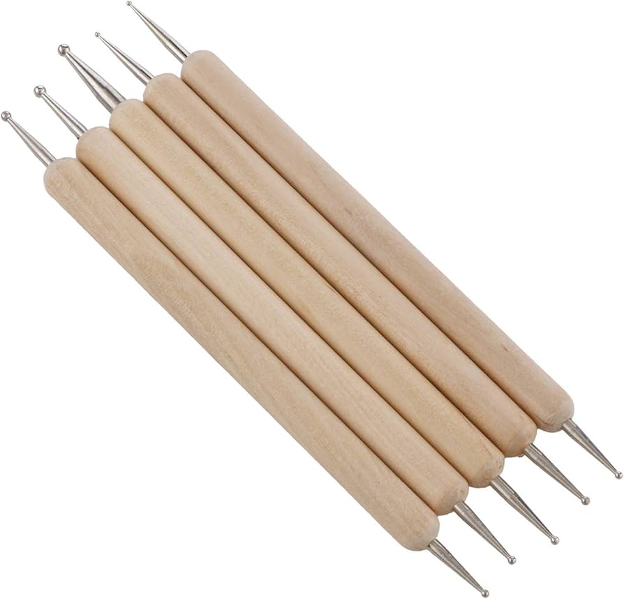 Double-ended wooden handle ball / كرة مع مقبض خشبي من الطرفين