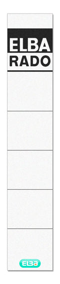 ELBA RADO 10 Back-Labels, Self-adhesive