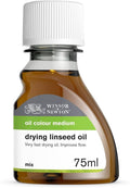Winsor Newton drying Linseed oil, 75ml / زيت بذر الكتان المجفف من وينزور ونيوتن، 75 مل