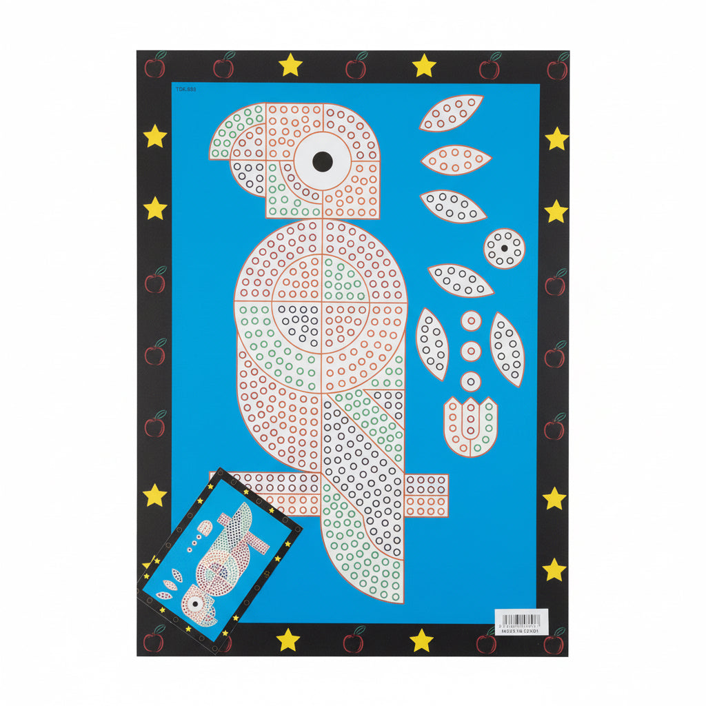 Mosaic sticker Art kit / مجموعة فن الفسيفساء بالملصقات