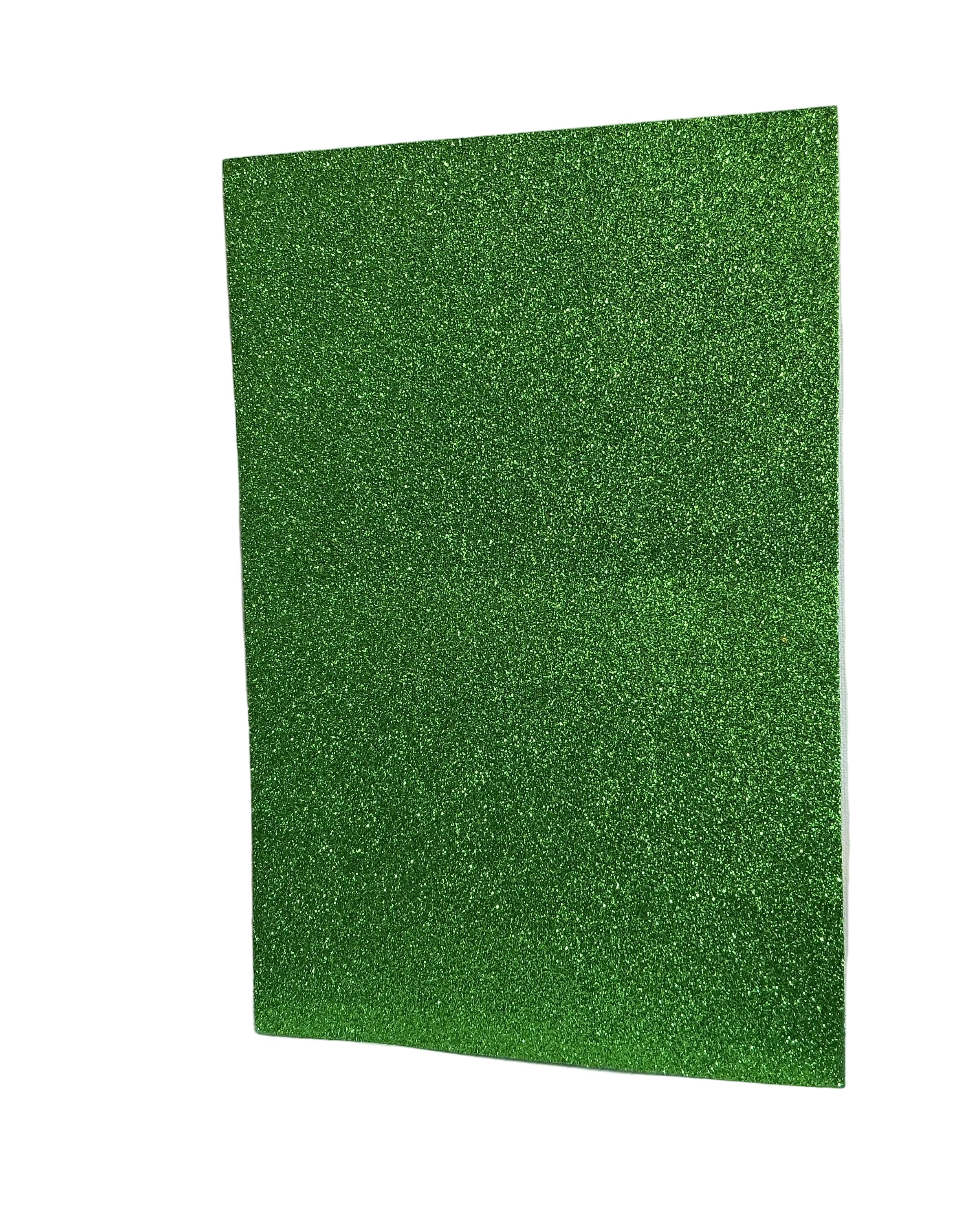 Glitter Foam Sheet A4 Green / أوراق فوم جليتر