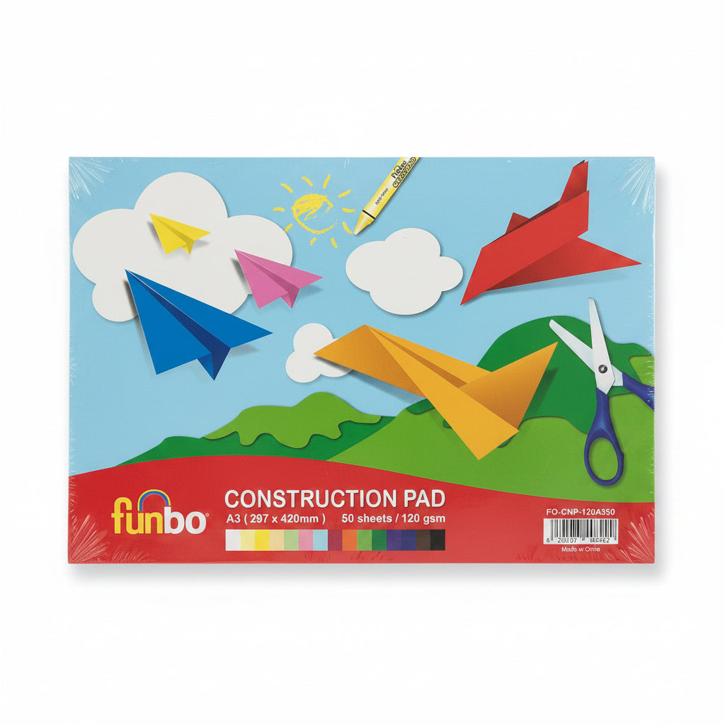 funbo construction pad 120gsm A3/ دفتر أشغال فنبو 120 جم/م²