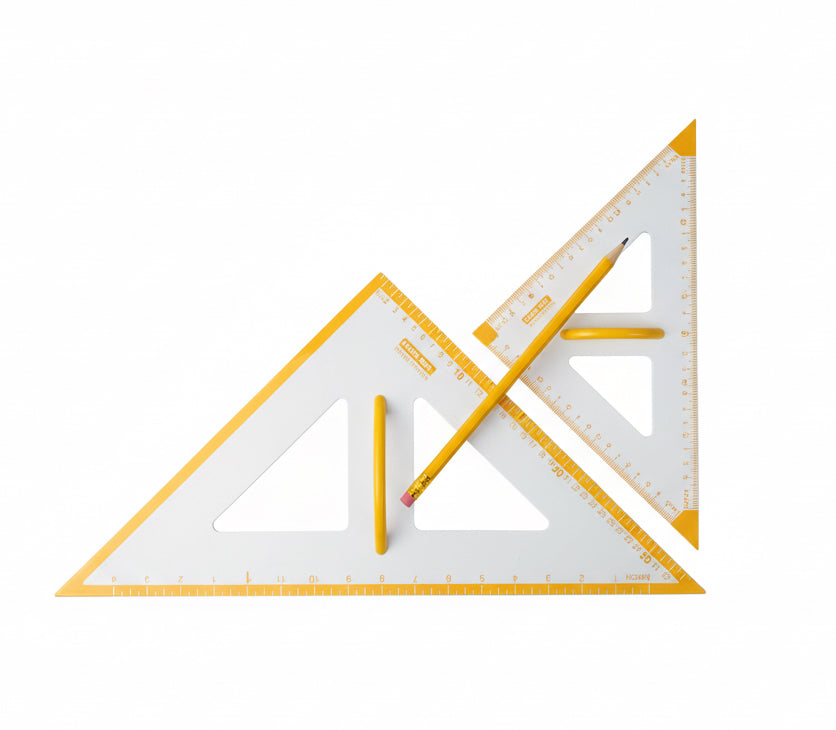 Maths Large triangle Scale / مسطرة مثلث كبيرة للرياضيات