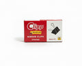 Clipp BINDER CLIPS CP-BC025 25mm(1") 12 pcs / مشابك أوراق (Binder Clips) CP-BC025 مقاس 25 مم (1 بوصة) – 12 قطعة