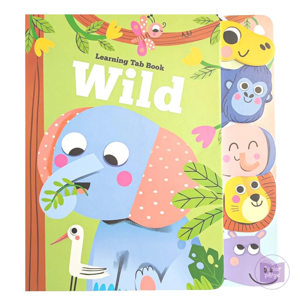 Learning Tab Book - Wild / كتاب بعلامات تبويب للتعلّم – الحياة البرية