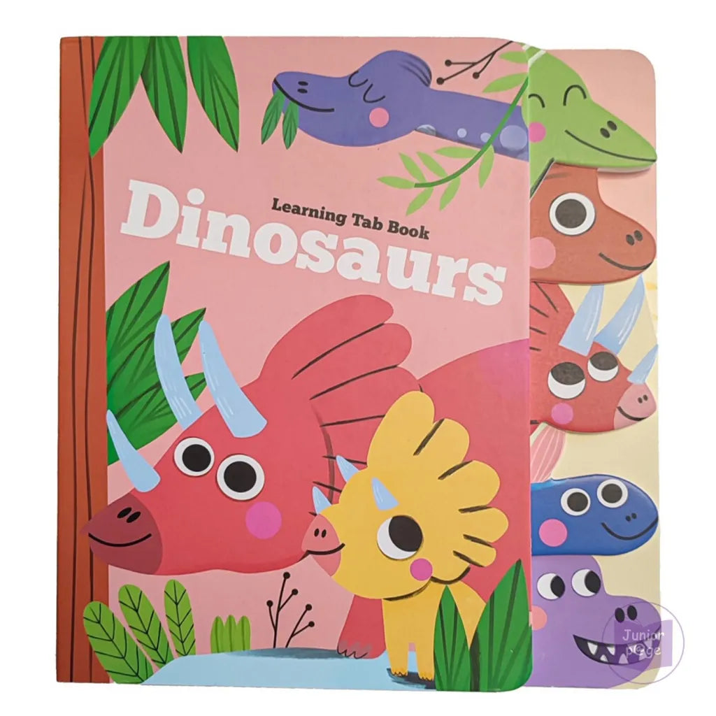 Learning Tab Book - Dinosaurs / كتاب بعلامات تبويب للتعلّم – الديناصورات