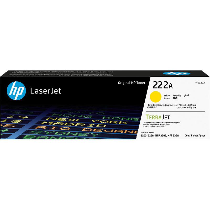 hp Toner Cartridge 222A Yellow / خرطوشة حبر hp ‏222A أصفر
