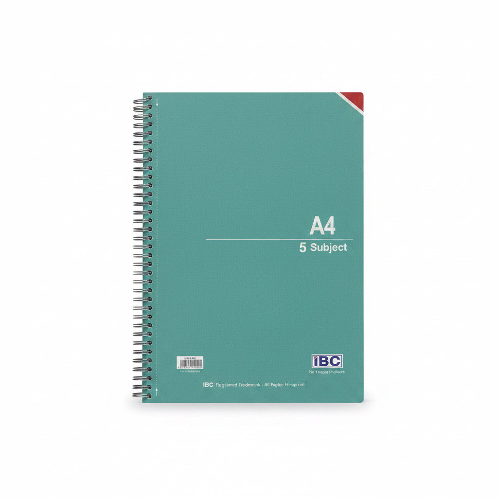 IBC NoteBook A4 5 subject / دفتر IBC ‏A4 خمس مواد