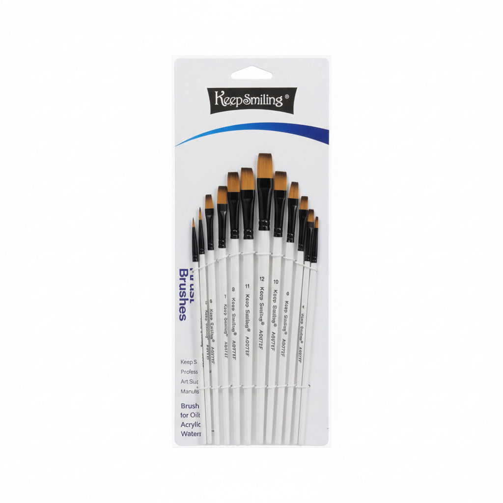 Artist Brushes 12 Pcs / فرش رسم للفنانين – 12 قطعة