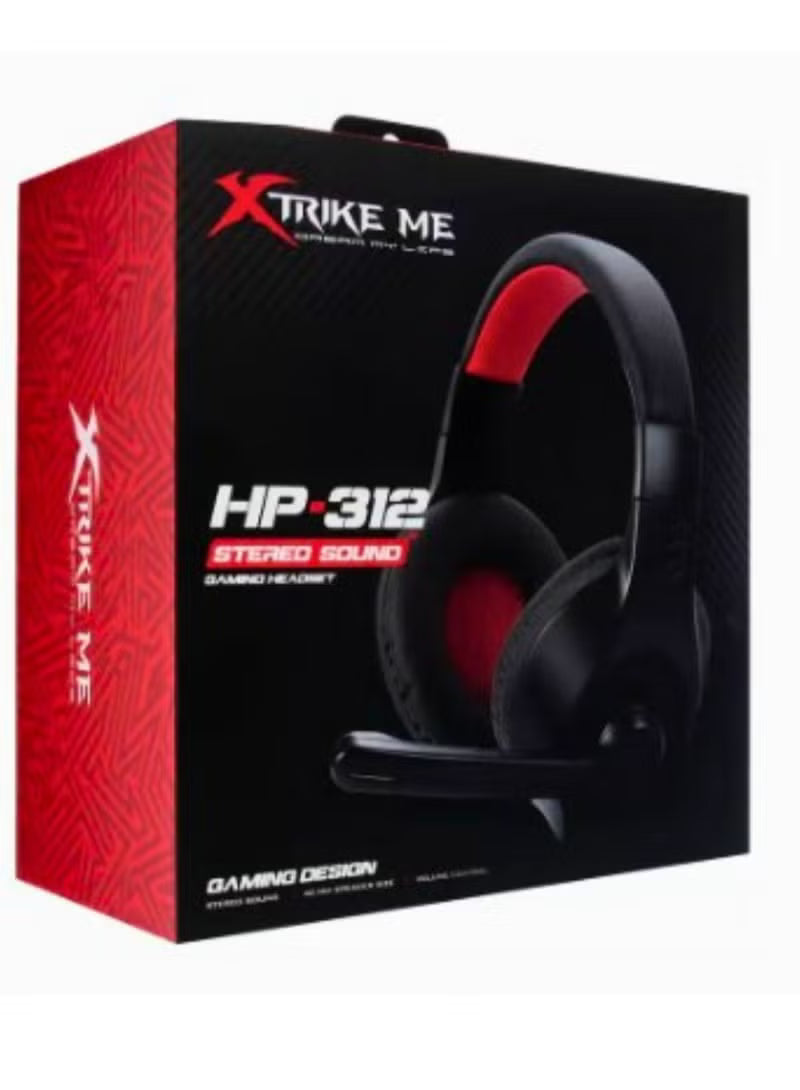 HP-312 STEREO SOUND GAMING HEADSET / سماعة ألعاب بصوت ستيريو HP-312