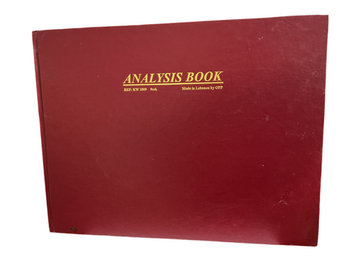 ANALYSIS Book 9 col. / دفتر التحليل – 9 عمود