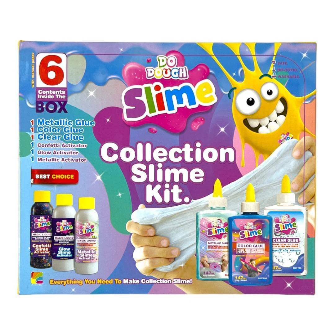 do dough Collection slime kit 4 pcs / طقم مجموعة سلايم من دو (4 قطع)