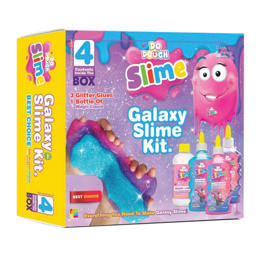 do dough Galaxy slime kit 4 pcs / طقم سلايم دو دو جالاكسي – 4 قطع