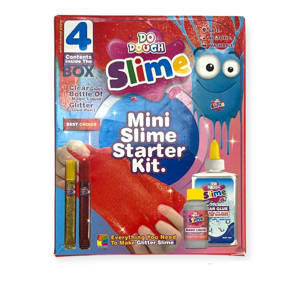 do dough Mini slime starter Pack slime kit 4 pcs / طقم بداية سلايم ميني من دو (4 قطع)