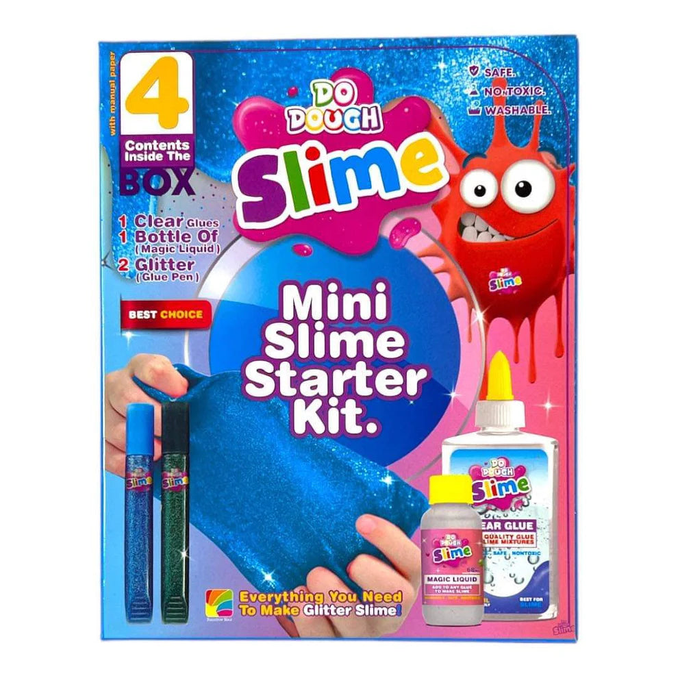do dough Mini slime starter Pack slime kit 4 pcs / طقم بداية سلايم ميني من دو (4 قطع)