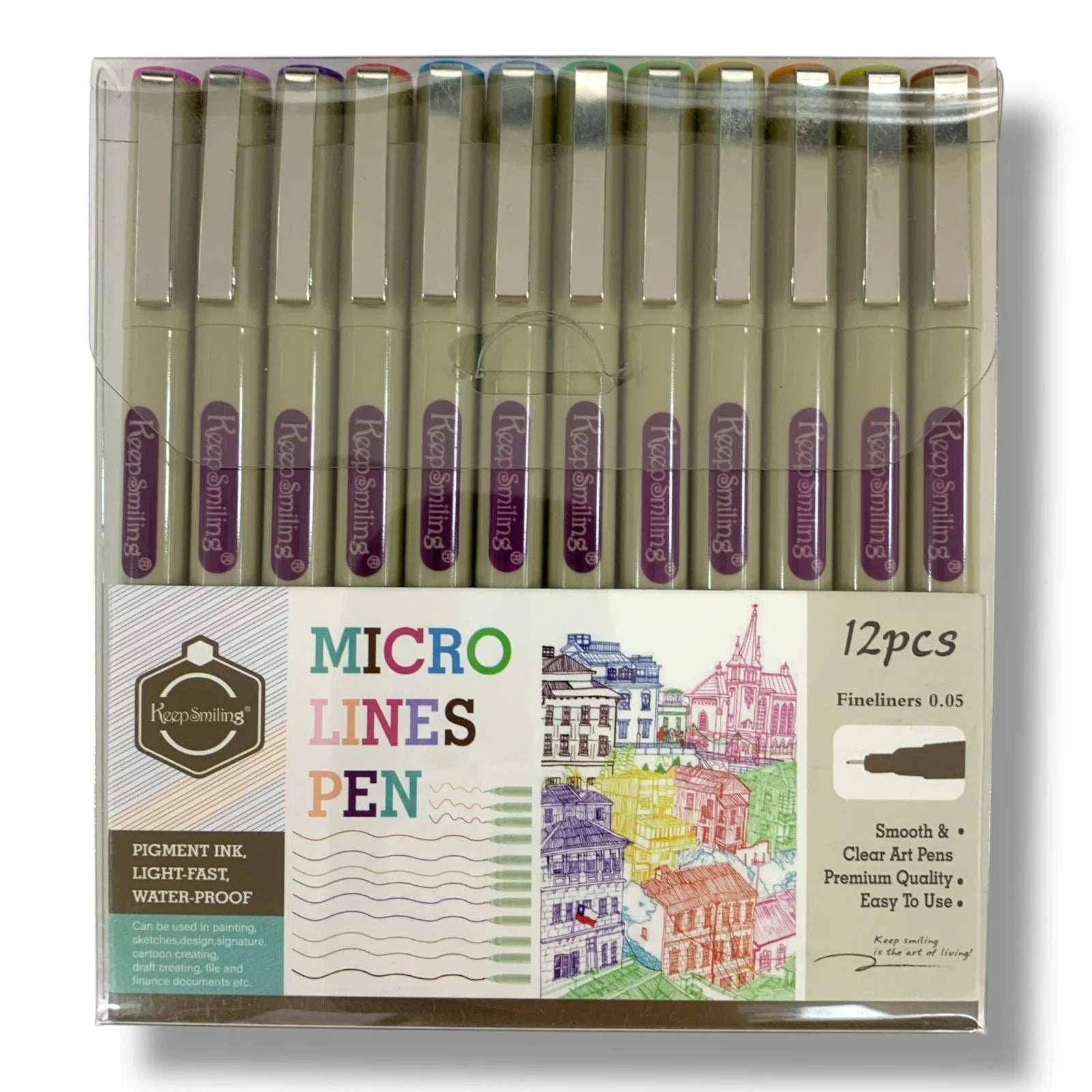KeepSmiling Micro Lines Pen / قلم خطوط دقيقة كيب سمايلينج