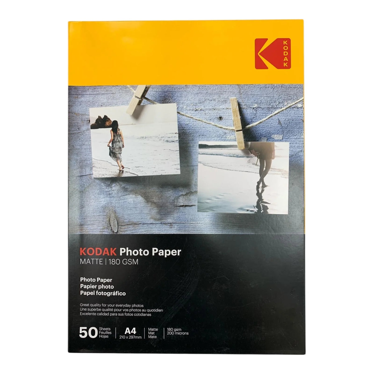 KODAK Photo Paper Matte A4 – 180 GSM 50 Sheets / ورق تصوير كوداك غير لامع 180 جم/م²