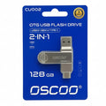 OTG USB FLASH DRIVER 2 IN 1 128 GB / فلاش USB‏ OTG ثنائي الواجهة 128 جيجابايت