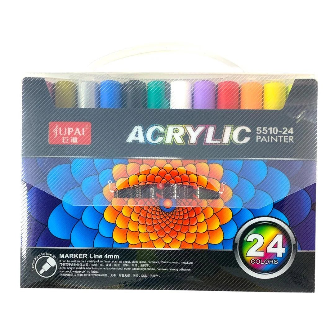 JUPAI 24 colors Markers / يوپاي 24 لونًا