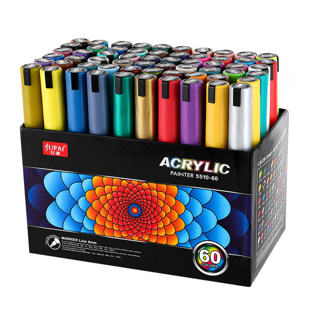 JUPAI 60 colors Markers / يوپاي 60 لونًا