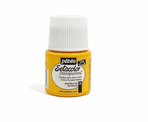 pebeo Setacolor transparent 13 Buttercup / بيبيو سيتاكولور شفاف 13 – أصفر زبدة (باتركَب)