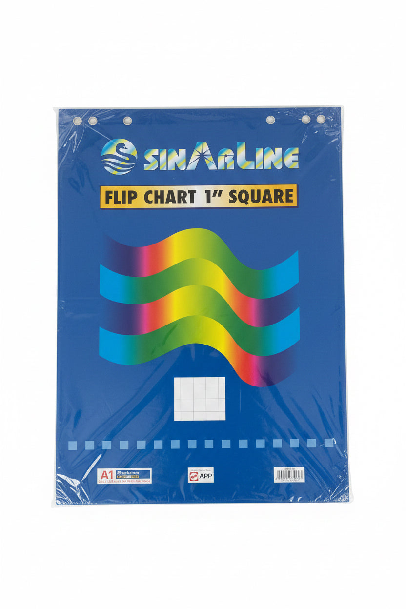 SINARLINE Flip Chart 1" Square A1