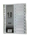 FILE SAFE 10 Index - A4 / فاصل ملفات فايل سيف 10 أقسام A4