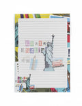 Design line paper A4 / ورق مسطّر مزخرف A4