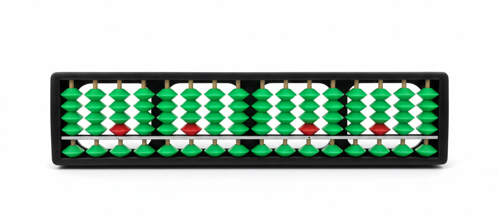 Green and red counting beads / خرز عد أخضر وأحمر