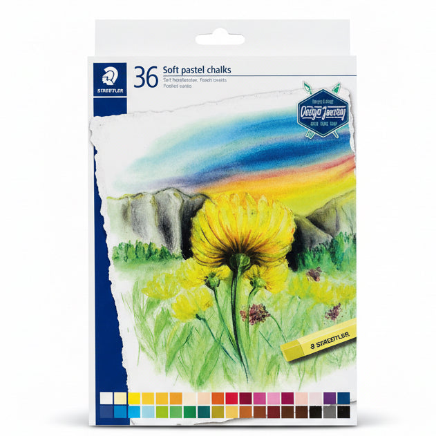Staedtler 36 soft pastel Chalks / ستدلر 36 طباشير باستيل ناعم